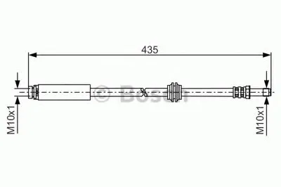 Тормозной шланг BOSCH купить