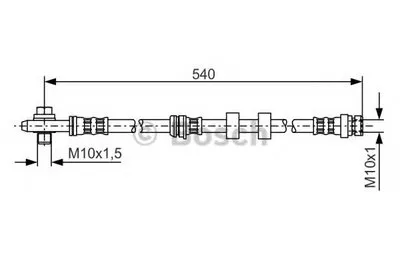 Тормозной шланг BOSCH купить