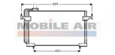 Конденсатор, кондиционер VAN WEZEL купить