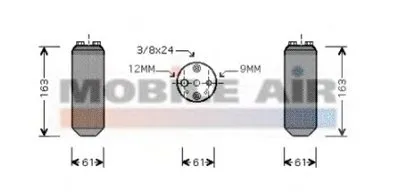 Осушитель, кондиционер VAN WEZEL купить