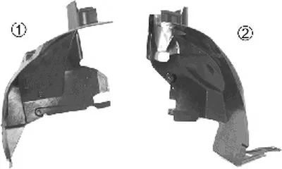 Обшивка, колесная ниша VAN WEZEL купить