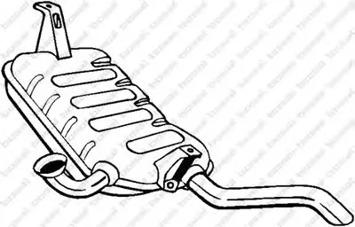 Глушитель выхлопных газов конечный BOSAL купить