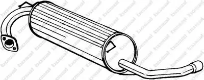 Глушитель выхлопных газов конечный BOSAL купить