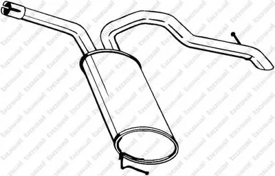 Глушитель выхлопных газов конечный BOSAL купить