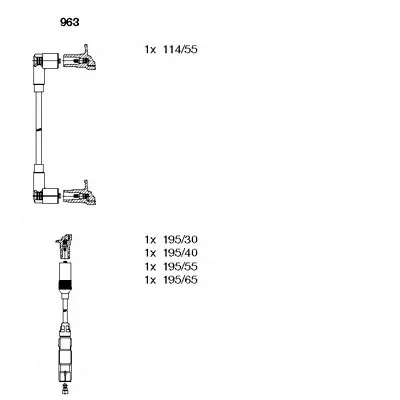 Комплект проводов зажигания BREMI купить