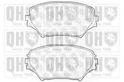 Комплект тормозных колодок, дисковый тормоз QUINTON HAZELL купить