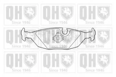 Комплект тормозных колодок, дисковый тормоз QUINTON HAZELL купить