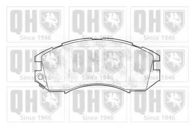 Комплект тормозных колодок, дисковый тормоз QUINTON HAZELL купить