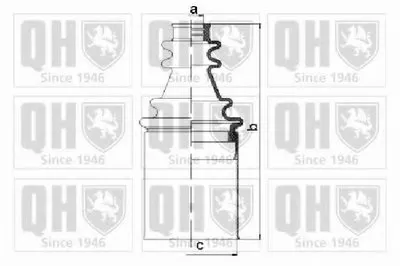 Комплект пылника, приводной вал QUINTON HAZELL купить