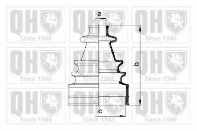 Комплект пылника, приводной вал QUINTON HAZELL купить