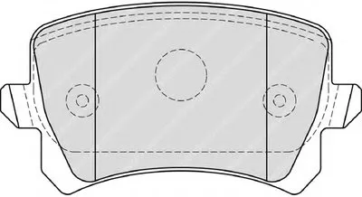 Комплект тормозных колодок, дисковый тормоз PREMIER FERODO купить