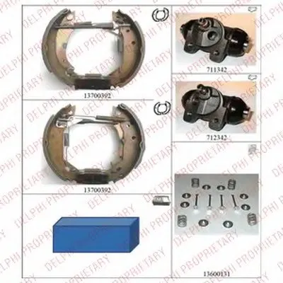 Комплект тормозных колодок DELPHI купить