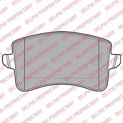 Комплект тормозных колодок, дисковый тормоз DELPHI купить