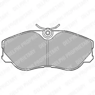 Комплект тормозных колодок, дисковый тормоз DELPHI купить