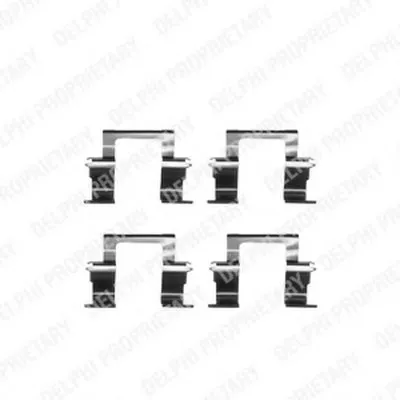 Комплектующие, колодки дискового тормоза DELPHI купить