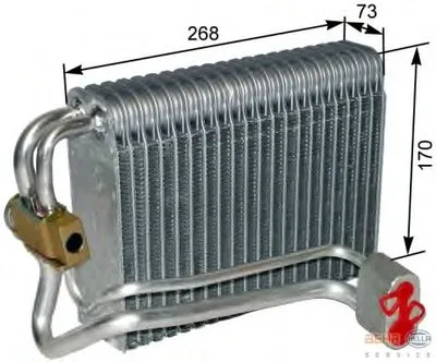 Испаритель, кондиционер BEHR HELLA SERVICE купить