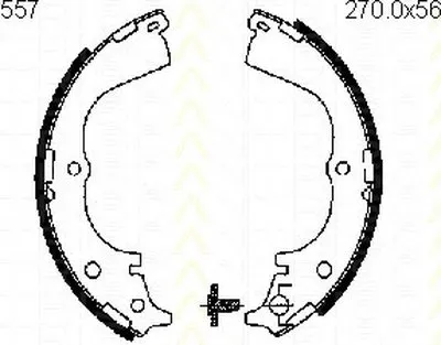 Комплект тормозных колодок TRISCAN купить