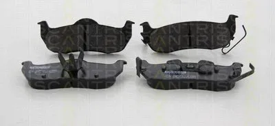 Комплект тормозных колодок, дисковый тормоз TRISCAN купить