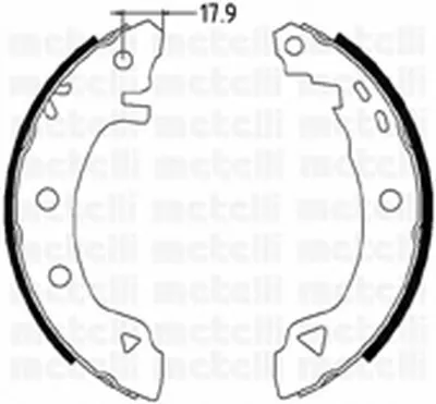 Комплект тормозных колодок METELLI купить