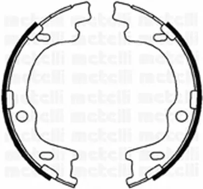 Комплект тормозных колодок, стояночная тормозная система METELLI купить