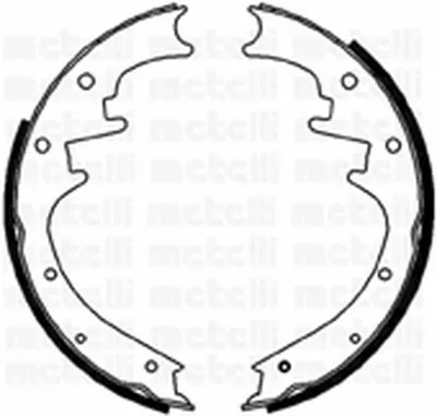Комплект тормозных колодок METELLI купить