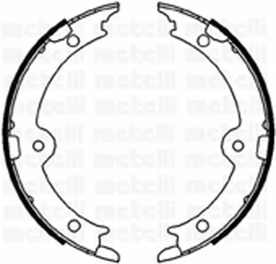 Комплект тормозных колодок, стояночная тормозная система METELLI купить