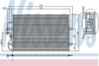 Конденсатор, кондиционер NISSENS купить