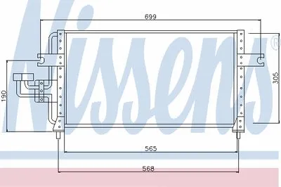 Конденсатор, кондиционер NISSENS купить