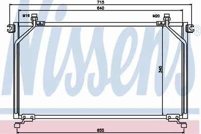 Конденсатор, кондиционер NISSENS купить