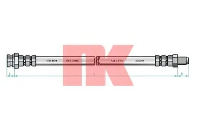 Тормозной шланг NK купить
