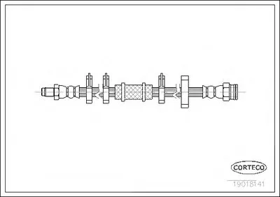 Тормозной шланг CORTECO купить