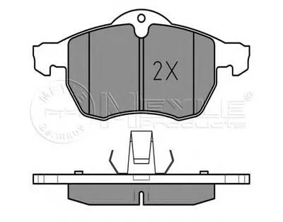 Комплект тормозных колодок, дисковый тормоз MEYLE купить