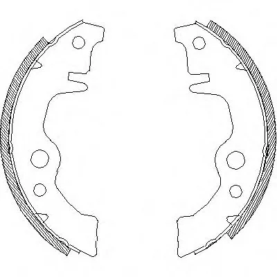 Комплект тормозных колодок REMSA купить
