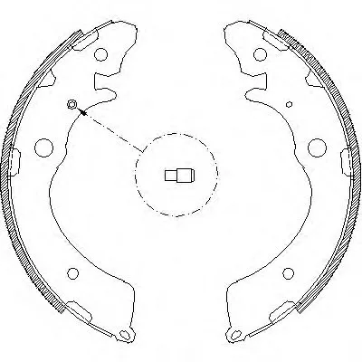 Комплект тормозных колодок WOKING купить