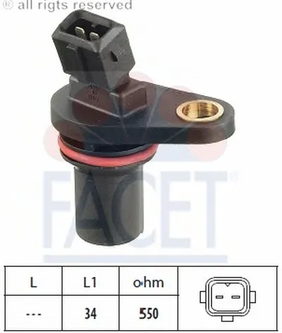 Датчик, положение распределительного вала FACET купить