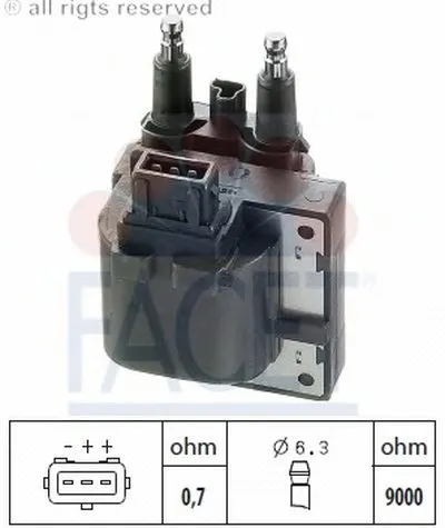 Катушка зажигания FACET купить