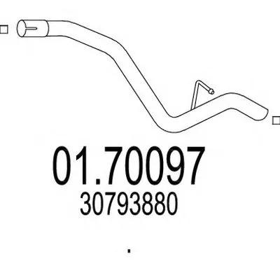 Труба выхлопного газа MTS купить
