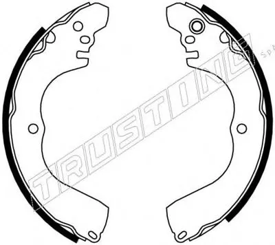 Комплект тормозных колодок TRUSTING купить