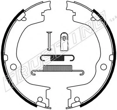 Комплект тормозных колодок, стояночная тормозная система TRUSTING купить
