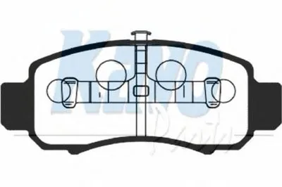 Комплект тормозных колодок, дисковый тормоз MK KASHIYAMA KAVO PARTS купить