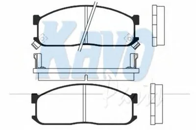 Комплект тормозных колодок, дисковый тормоз MK KASHIYAMA KAVO PARTS купить