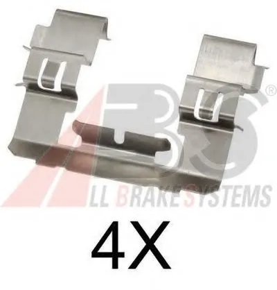 Комплектующие, колодки дискового тормоза A.B.S. купить