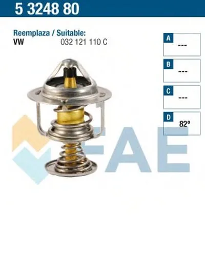 Термостат, охлаждающая жидкость FAE купить