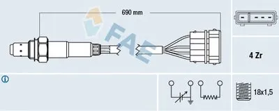 Лямда-зонд FAE купить