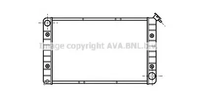 Радиатор, охлаждение двигателя AVA QUALITY COOLING купить