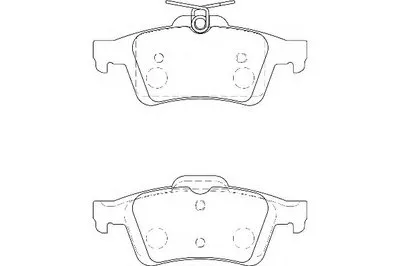 Комплект тормозных колодок, дисковый тормоз DURON купить