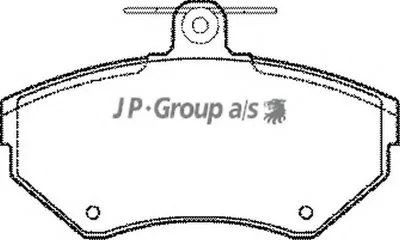 Комплект тормозных колодок, дисковый тормоз QH JP GROUP купить