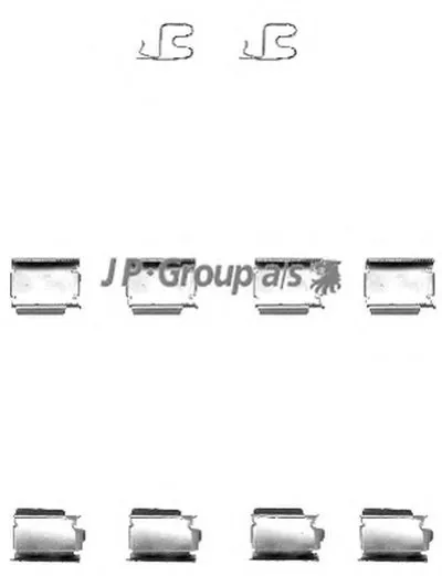 Комплектующие, колодки дискового тормоза QH JP GROUP купить