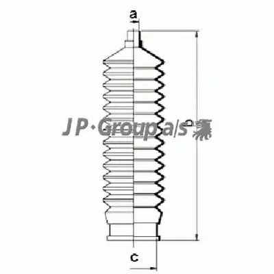 Комплект пылника, рулевое управление QH JP GROUP купить