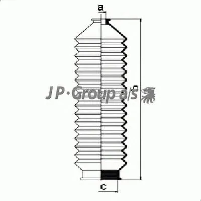 Комплект пылника, рулевое управление QH JP GROUP купить
